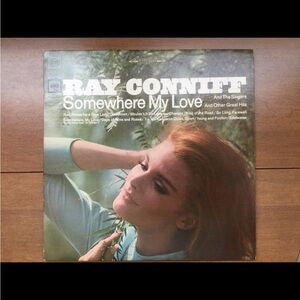 Ray Conniff Somewhere My Love LP no inner sleeve.  Played good this morning.